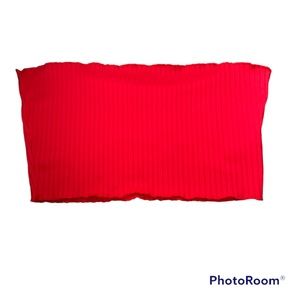 Pretty little thing red tube top
